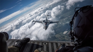 22 czerwca 2016, Krzesiny, Air-2-Air with Polish Air Force F-16