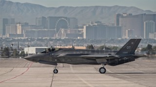 09 listopada 2014, USA, Aviation Nation w Nellis Air Force Base, Lockheed Martin F-35 Lightning